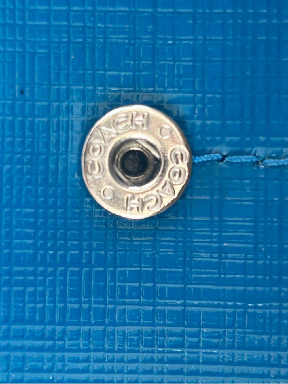 COACH Blue Leather Wallet - Picture 10 of 13